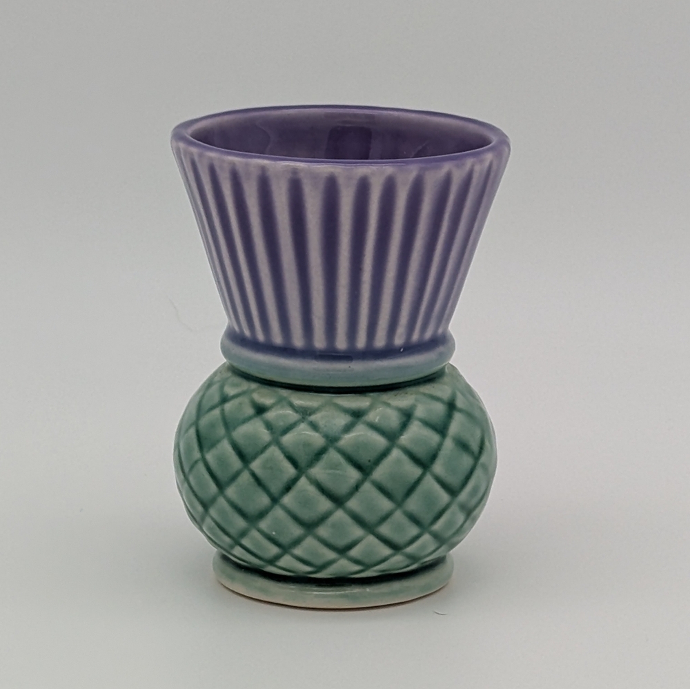 Scottish Thistle Bud Vase Made In Scotland Vintage, Early 90's